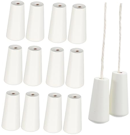 INOOMP 12 St Träklocka Hängande Persiennsnöre Knopp Dragsnöre Persiennsnöre Dekorativa Träknoppar Handtag För Fönsterpersienns Dragsnöre