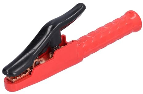 YUMILI supporto elettrodo 500A, pinze portaelettrodi, portaelettrodo, pinza per saldatura isolata in rame per saldatrice con supporto non conduttivo e antiscottatura per saldatrici, pistole saldatura