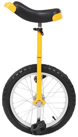 BJTDLLX Monocycle pour adulte de 16 pouces avec cadre monocycle, hauteur réglable de 71,1 à 81,28 cm, monocycle pour fitness, cyclisme, entraînement d'équilibre en plein air, capacité de charge de 110