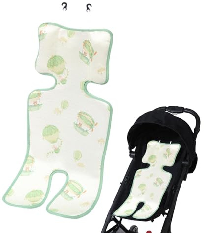 Almohadilla de refrigeración para cochecito de bebé, almohadilla de refrigeración para asiento de coche, alfombrilla enfriadora de asiento de coche, forro de inserción multifuncional para el verano