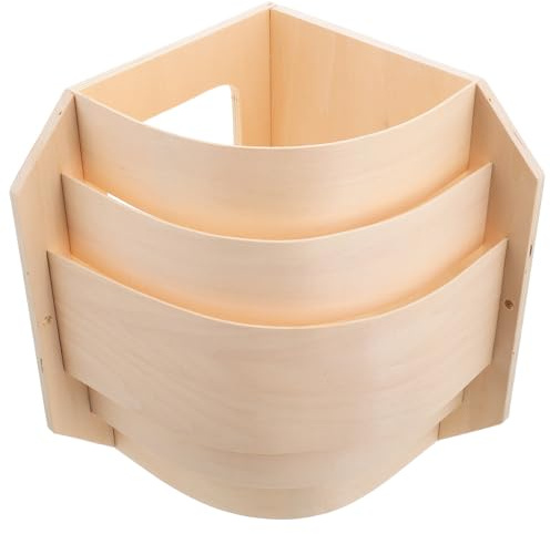GALPADA Paralume Leggero ad Angolo Retto per Sauna in Legno Resistente ad Alta Temperatura e Umidità e Decorativo per Lampada da Sauna Uso Domestico