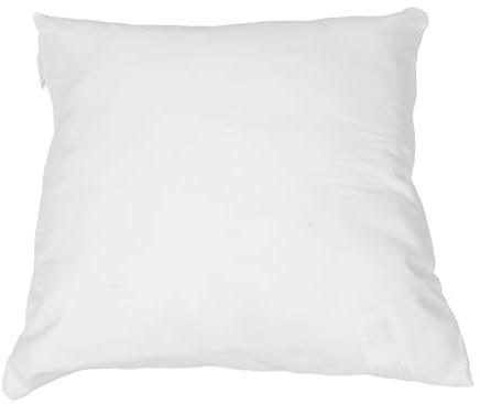 SWOOMEY Kvadratisk Kuddfyllning Vit med Ergonomiskt Stöd för Soffa och Säng Andningsbar och Lätt Bärbar Innerkudde för Dekorativa Kuddöverdrag