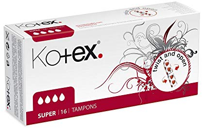 Kotex Tampon Super 16 pièces