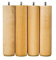 Wood Select Lot de 4 Pieds 30 cm Naturel Different Type de Fixation (Standard tapissier)