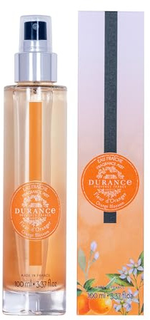 Durance Brume parfumée Orange Blossom pour femme (100 ml) | Brume corporelle pour femme | Hydrate, rafraîchit, apaise et tonifie la peau | Tous les types de peau
