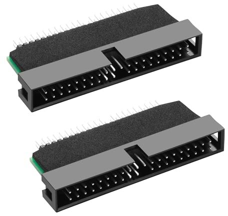 GINTOOYUN 2 PCS 44 Pin IDE auf 40 Pin IDE Adapter 2.5 44 Pin IDE Stecker auf 3.5 40 Pin IDE Stecker Festplatte Adapter Konverter für Solid State Drives, Laptops, Desktops, etc