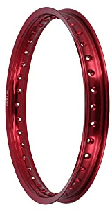 Felge 1,6 x 17 Alufelge, Rot eloxiert - Simson S53, S83