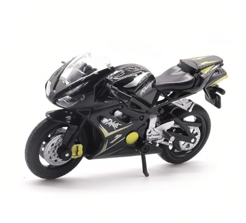 APPCRFM Alloy Motorbike Toy Highly Simulation Motorbike Model Pull-Back Vehicle Toy For Child Intellectual Gift Set Motorcycle Model Alloy Collection Hobby Toy Gift Racing Decoration - Black