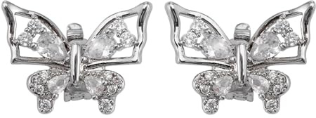 HOOLRZI FreeClip de metal con diseño de arco intercambiable, accesorios de sonido personalizados, accesorios de sonido con tachuelas de cristal