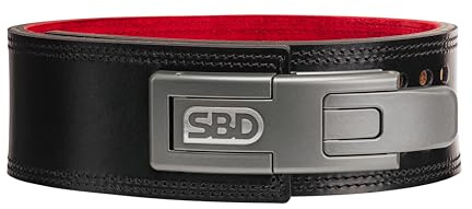 SBD 13mm Powerlifting & Weightlifting Belt – British Manufactured Gym Belt for Squats, Deadlifts & Strength Training Lever Weight Lifting Belt