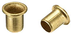 uxcell Rivetti cavi, Foro in rame cava Rivetti Grommets Circuit Board PCB 5mm x 6mm 100Pcs