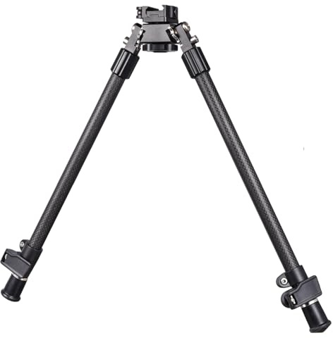 Taktisk Kolfiber Bipod Lång med Snabb lossning 1913 Picatinny Rail Benstöd för jakt på långt håll