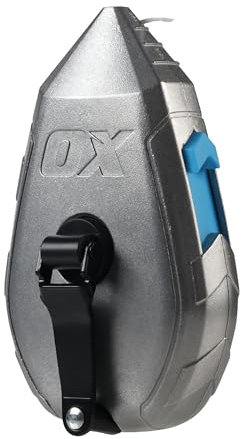 OX Contractor 30m/100' Aluminum Chalk Reel- Basic Fine Line / 1:1 Gear Ratio