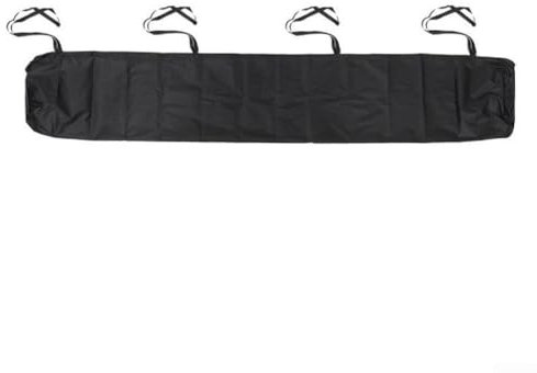 Housse de protection imperméable pour auvent de terrasse – Housse de pluie et de poussière – Noir – 3 m – Pour store de magasin – Sac de protection résistant aux intempéries (2,5 m)