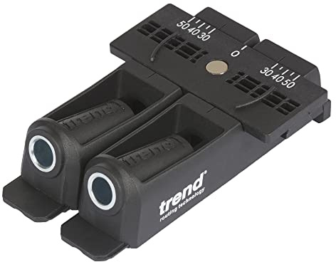 Trend 3-in-1 Pocket Hole Jig, Für schnelle und präzise Verbindungen von Holz und Sperrholz, PH/JIG/BK