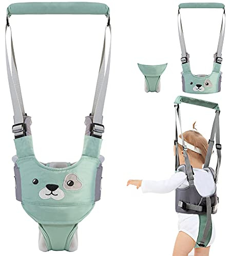 HINATAA Arnés de Seguridad Bebe, Arneses Tirantes, Arnés Ajustable 4 en 1, Ayuda Para Aprender a Andar Arnés Para Caminar Desmontable Para Niños Pequeños Para Bebés de 6 a 36 Meses (cachorro)