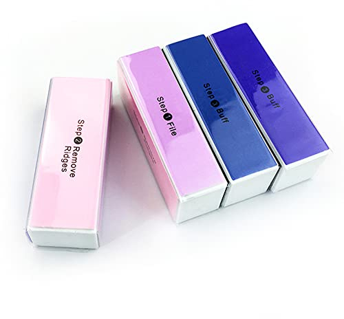 ericotry Lot de 10 blocs polissoirs à ongles avec 4 côtés en émeri, limes à ongles, polissoir, blocs de polissage, outil de manucure et pédicure pour une utilisation à domicile