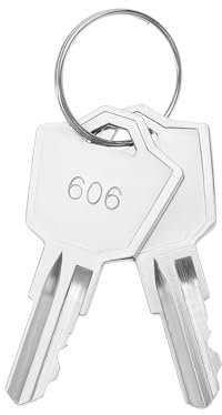 The Lord of the Tools 2pcs 606 Ignition Keys Electric Scooter Ignition Key Metal Ignition Key Compatible with Rascal Compatible with Liteway Mobility Scooters Spare Key