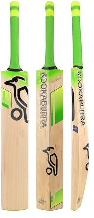Kahuna 4.1 Cricketschläger, Lange Klinge, Limettengrün
