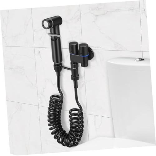 DIYEAH Adaptador para Inodoro Bidé con Válvula Desviadora Vías Accesorio Portátil para Ducha Manual Diseño Compacto para de Agua y Fácil Instalación Baños