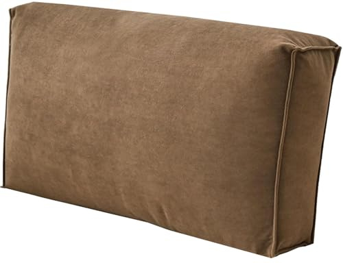 seokor Cuscino da Lettura Divano, Singolo/Matrimoniale Schienale Testata Letto 60/70/80/90/100cm Lombare/Schiena Supporto Cuscini con Fodera Rimovibile Cuscino da Parete(5,60x45x12cm(1pc))