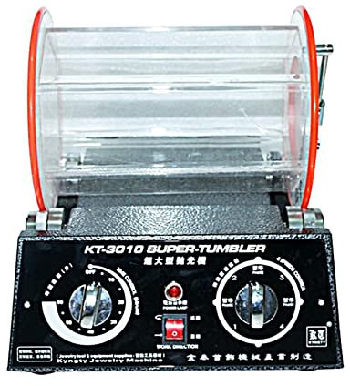 Edelstein-Facettierungsmaschine Edelstein Power Polierer Rotationspoliermaschine Rust Metallgrate Münze Reinigung 220 / 110V Schmuckherstellung Werkzeug(110)