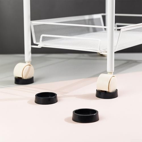 Lot de 8 patins de protection pour tapis et sol, patins de roulettes de meubles, caoutchouc antidérapant, performance fiable (8 pièces)