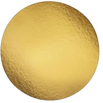 Lot de 6 Supports à Gâteaux Ronds - Carton Réversible Doré & Argent - Disque Diamètre 22 cm - Ustensile Pâtisserie Boulangerie - Cake Board