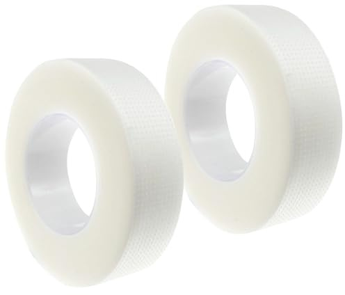 Tweozek Eyelash Tape, 2 Pack Eyelash Extensions Tape, Adhesive Lash Extension Tape, Comfortable Hypoallergenic PE Material, Double Eyelid Tape for Makeup, lash extensions, Eyeshadow