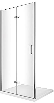 Porta doccia apertura a libro per installazione in nicchia (68-71,5)