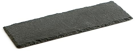 Quid Bandeja de Cerámica Efecto Pizarra Gastro Fun Negro (30 x 10 cm) (12 Unidades)
