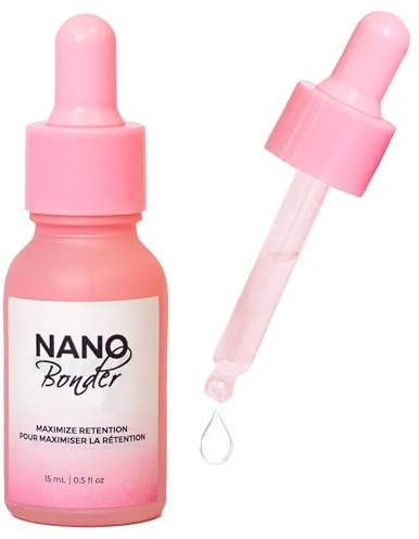 LLBA Nano Super Lash Bonder for Eyelash Extensions Super Bonder Glue Accelerator Lash Extension Sealant Longer Retention, Glue Primer Accelerate Drying Time, Low Irritation (15ml) (Packaging May Vary)