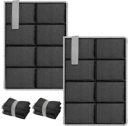 Sitzkissen Outdoor, 2 Stück Thermo Sitzkissen Faltbare Sitzunterlage Sitzmatte Wasserdicht Tragbar, aus Oxford-Stoff,mit 2 Aufbewahrungsbeutel Für Outdoor Spielplatz Camping Wandern Picknick