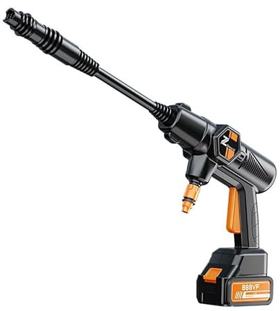 Nettoyeur haute pression sans fil 48 V, max. 100 bar, avec batteries de 30 000 mAh, buse multifonction, pour voiture, jardin, nettoyage des sols, clôture