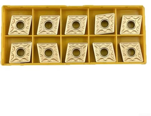 Jotekonoby CNMG120408-MA CNMG432-MA - Inserti in carburo per utensili di tornitura MCLNR, inserti in carburo cementato per semilavoratura e finitura, confezione da 10