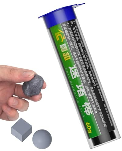 Stucco Riempitivo Metallico - Ad Asciugatura Rapida Bastoncini Di Mastice Epossidico Adesivo | a Tenuta Stagna Mastice Riempitivo Per Metalli Per Soluzioni Rapide in Ceramica, Acrilico, Metallo