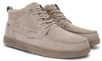 WALK IN PITAS | KENT | Stivali casual da uomo | Stivaletti in pelle| Scarpa urbani | Mocassini | Nautiche invernali | Sneakers Casual | Calzatura Senza lacci | Calzature Walkinpitas | Beige | 44