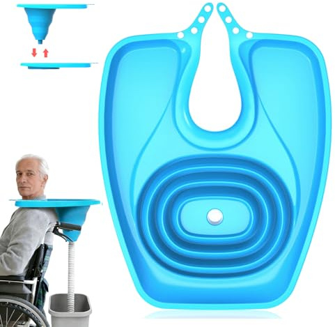 Lavabo Pliable Pour Cheveux: Bassin De Lavage Des Cheveux, Bol De Shampoing Rétractable Portable Avec Tuyau De Vidange Pour Personnes Handicapées, Personnes âgées, Femmes Enceintes