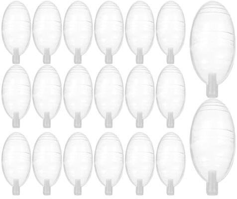 Genérico Squeaker Replacement – 20 Pack Oval Olive-Shaped Noise Makers | PVC Squeaking Toys for DIY Crafts | for Pet Plush, Sewing, Creative Projects, Fun or All Ages