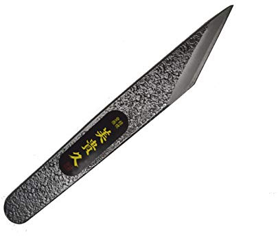 Ikeuti Japansk Kiridashi rak snickerikniv - handsmidd Japan - högerhänt (hamrad, 21 mm)