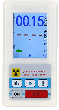 Elikliv Compteurs Geiger Radiations Nucléaires, Compteur Geiger de Type BR-6, Testeur de Rayon X, Détecteur Radioactif, Dosimètre Portable