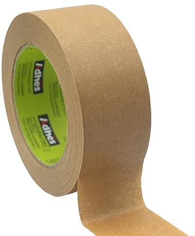 Paketband papier - 12er Pack, Biologisch abbaubares Klebeband, aus umweltfreundlichem Kraftpapier, 80% biobasiertes Material, recycelbar – packband braun - je 50 m x 50 mm (12 Rollen)