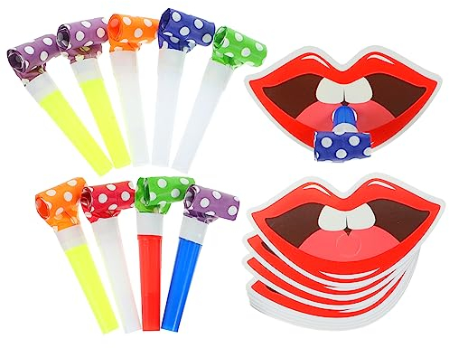 BESTonZON 20stücke Partytröten Lustige Für Kindergeburtstage Feiern Und Veranstaltungen Bunte Geräuschmacher Für Fröhliche Atmosphäre