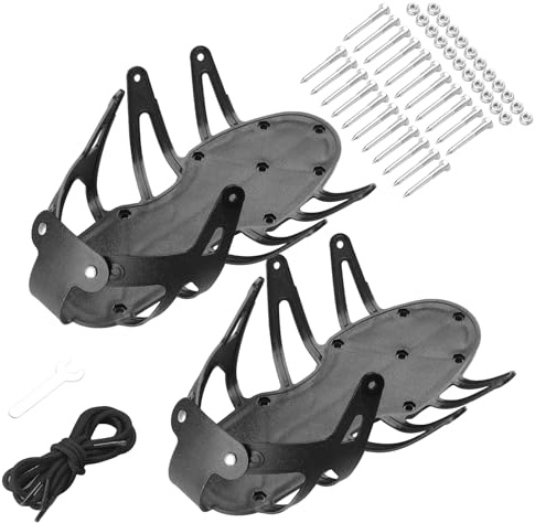 Chaussures à crampons pour aérating, outils de jardinage robustes pour jardiniers, chaussures pointues aérées avec sangles réglables, pour femmes et hommes, sols en époxy pour la maison, la ferme, la