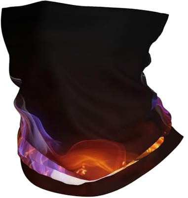 Fire Football(1) Sun Protection Neck Gaiter - Multifunctional Headwear for Men & Women, Face Mask Bandana for Running, Hiking, Fishing & Outdoor Sports