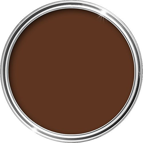 HQC Barn Paint 5L | Garden and Outdoor Wood Paint | Furniture and Fence Protection | Quick-Drying Leaf Brown