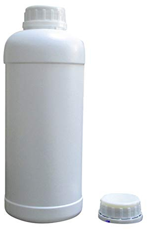 RIsxffp Conteneur de lessive en plastique pour vêtements, 1000 ml, ou bouteille de savon liquide ou flacon de lotion (vide) Blanc
