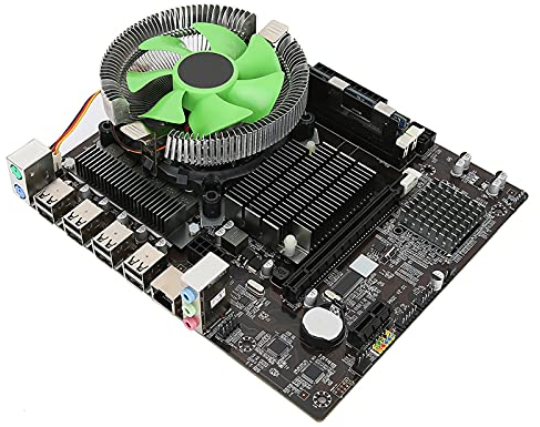 CPU Mainboard Set für Xeon X5650, Desktop PC Motherboard Set CPU Kühler mit Hohem Luftvolumen Speicher Mainboard Set Unterstützung Xeon Serie I7 Quad CPU Sechs mit