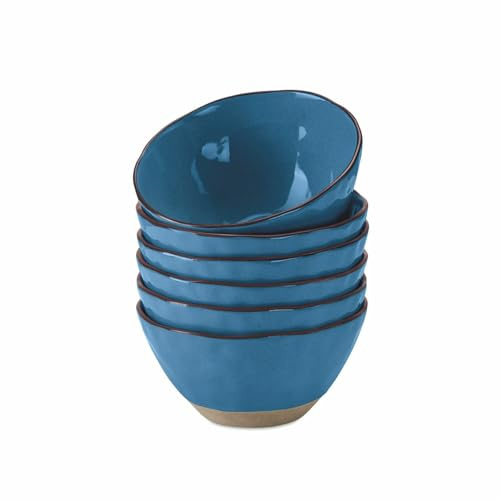 LOBERON Set di 6 scodelle Biarré, blu