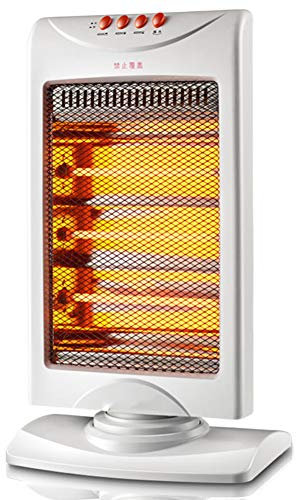 Samnuerly Mini radiatore Portatile, Mini riscaldatore Elettrico da 1200 W, Riscaldamento rapido della Ventola in 5 Secondi, Protezione da ribaltamento e surriscaldamento per l'home Office